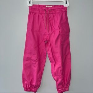 Hatley rain pants, size 2